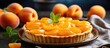 Homemade vegan apricot tart a delicious fruit dessert for summertime