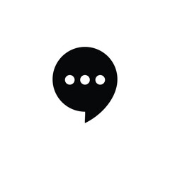 Aufkleber - Message Icon. Mobile phone  chat sign, line style