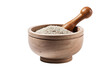 Isolated mortar and pestle on a transparent background, Generative Ai