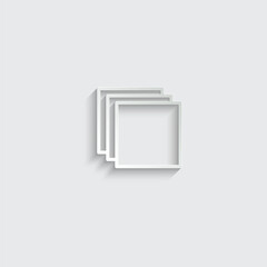 Poster - copy icon vector document copy sign