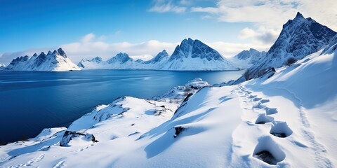 Poster - Fantastic winter landscape