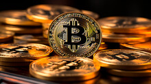 Bitcoin Cryptocurrency Digital Bit Coin BTC Currency