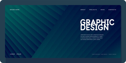 Poster - Vector illustration. Graphic elements for design and creativity. A template to use in your design.