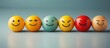© AkuAku - Positive feedback and review customer experience mental health assessment World Mental Health Day positive thinking emotion satisfaction survey select happy face with 5 star rating