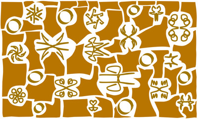 Fototapete - newest, modern, beautiful and simple abstract background illustration.  background with beautiful abstract patterns.