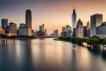 Poster - city skyline