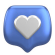 © piyaphat - Like icon. Like button. 3D illustration.
