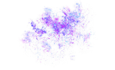 Wall Mural - Blue Clouds Outer Nebula Galaxy PNG transparance background