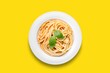 Italian dish, tasty pasta noodles