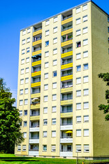 Poster - facade of a house in austria