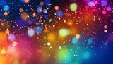 Fototapeta Sypialnia - Rainbow Glitter Background