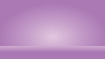 Wall Mural - Empty purple studio room background for product display.