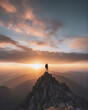 © Murad Mohd Zain - backpacker on top of mountain