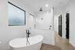 © Allison - a luxury white bathroom