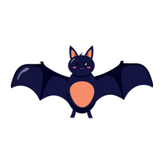 Poster - halloween kawaii bat