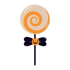 Sticker - halloween candy stick