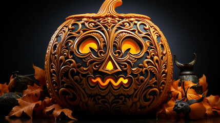 Wall Mural - jack o lantern