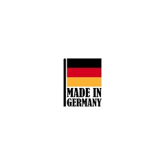 Poster - Button Made in Germany. Made in Germany icon isolated on white background