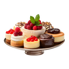 Poster - festive dessert platter