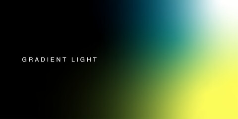 Poster - green gradient light background