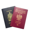 Podwójne obywatelstwo, polski i kanadyjski paszport. Unia Europejska, strefa Schengen, Kanada. Podróże.