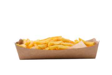 Wall Mural - PNG, french fries, isolated on white background.