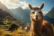 Llama and Machu Picchu. Alpaca
