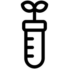 Wall Mural - test tube icon