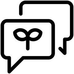 Sticker - communication icon