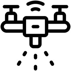 Sticker - drone icon