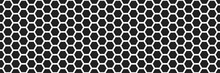 Hexagon Geometric Pattern. Seamless Hex Background. Abstract Honeycomb Cell. Vector Illustration. Design For The Background Flyers, Ad Honey, Fabric, Clothes, Texture, Textile Pattern
