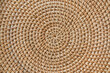 © fStop - Full frame view from above circular rattan placement