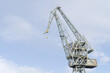 crane on a blue sky