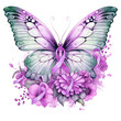 butterfly on pink background watercolor, artwork, clip art, clipart, water color, png