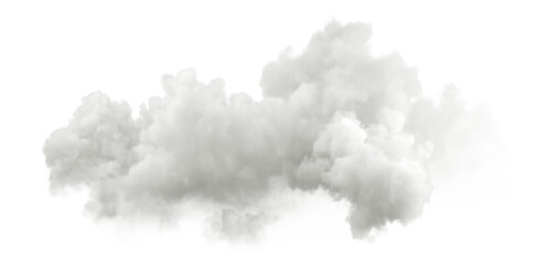 Aufkleber - Realistic soft white cloud fluffy landscaped on transparent backgrounds 3d rendering png