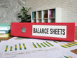 © Andrii - Balance sheet is shown using the text on the folder
