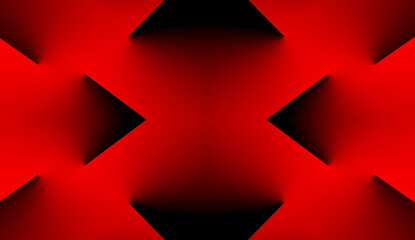 Poster - Abstract red background with gradient and smooth transitions, smooth lines