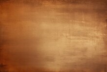 Old Grunge Copper Bronze, Rusty Metal Steel Background Effect, Soft Blur Texture, Generative AI