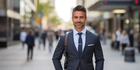 Aufkleber - A businessman in a suit