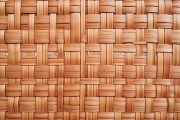 Sticker - Bamboo wall with Thai pattern Basketry bamboo mat Top view