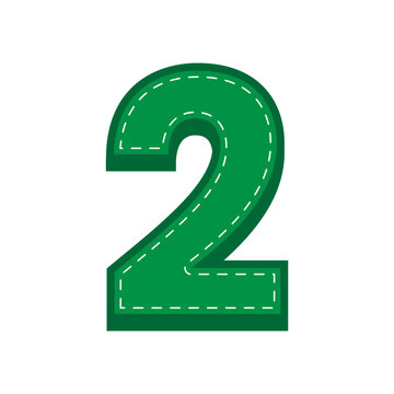 green sewing alphabet