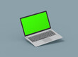 © DAkreev - Modern laptop with easely changeable green screen design on the clean background. 3D Render