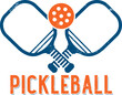 Vintage Style Pickleball Sports Stamp Design
