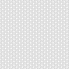 Canvas Print - black line vector lattice rope weave background pattern