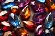close up of gems