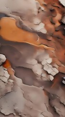 Wall Mural - a closeup photograph capturing the intricate intricacies of ios terrain, revealing the sharp cracks 