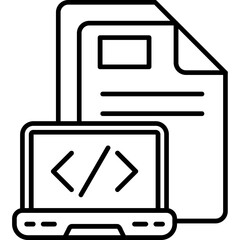 Poster - Coding Icon