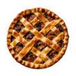 Delicious Mincemeat Pie Isolated on a Transparent Background