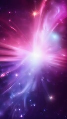 Wall Mural - across the vast expanse of space, cosmic rays mingle and collide, forming ethereal ribbons of light 