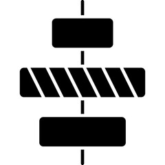 Poster - Center alignment Icon